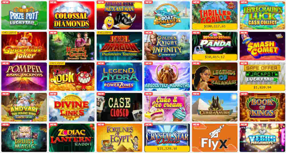 New and classic games on offer at BetRivers Casino